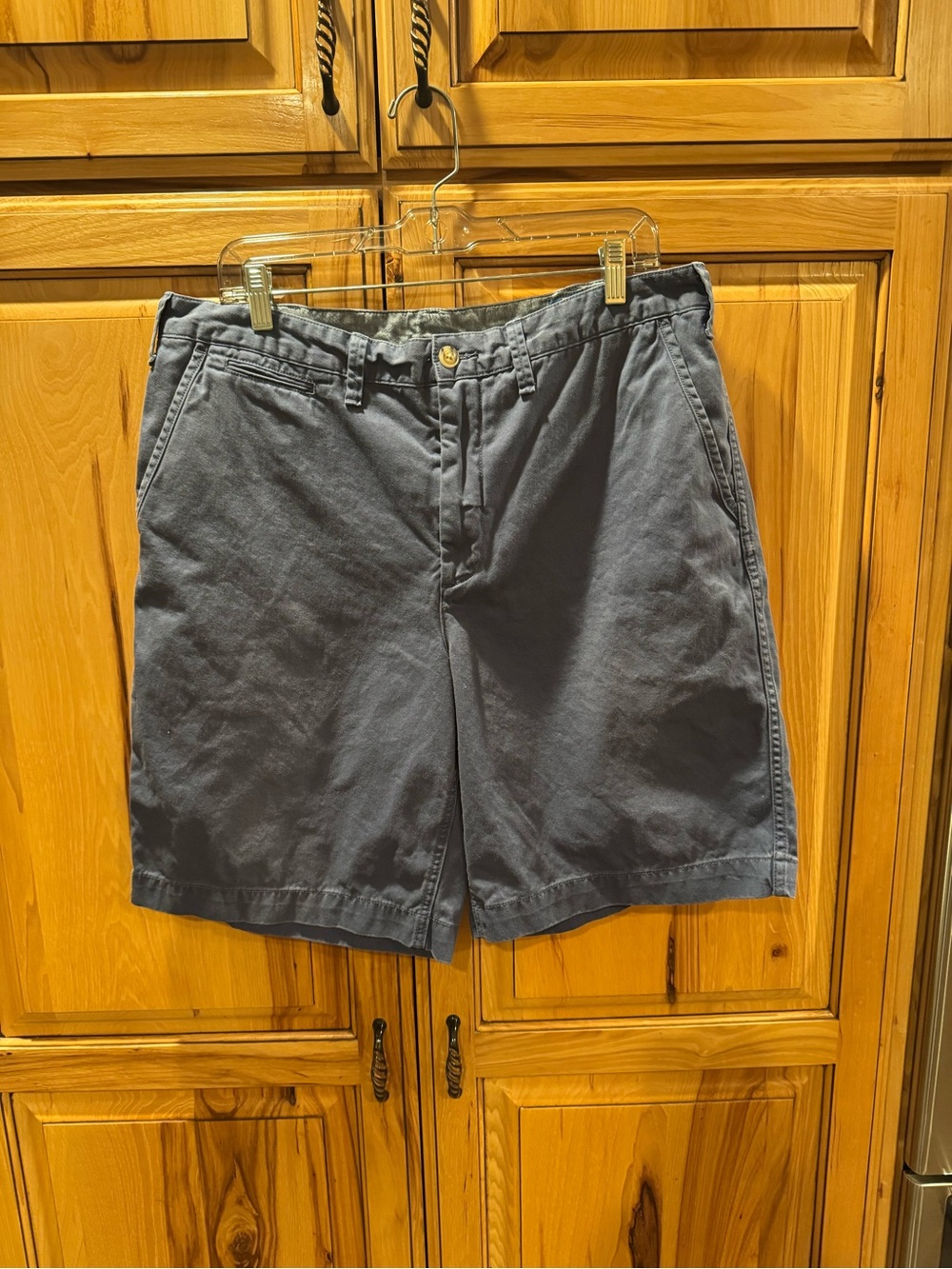 Polo by Ralph Lauren Men's Slate Blue Flat-Front Shorts
